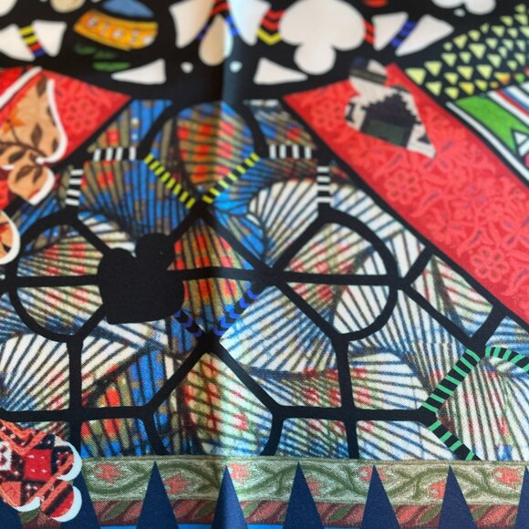 NWOT Christian Lacroix Silk Scarf - Picture 9 of 10